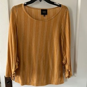 Mustard long sleeve size M